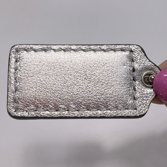 Coach Black Patent Leather Bag Tag - Picture 6 of 6